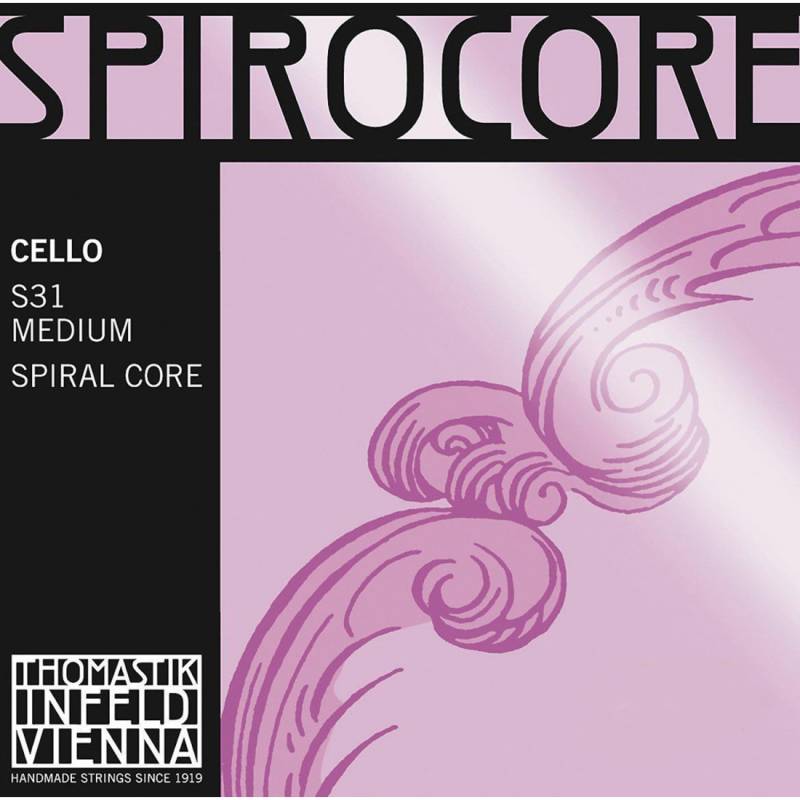 Струны для виолончели Thomastik-Infeld S31 Spirocore Spiral Core 4/4 Medium Tension