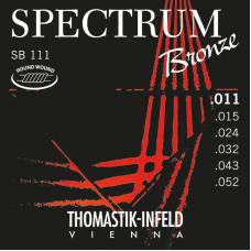 Струни для акустичної гітари Thomastik-Infeld SB111 Spectrum Bronze Light 11/52