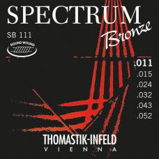 Струны для акустической гитары Thomastik-Infeld SB111 Spectrum Bronze Light 11/52