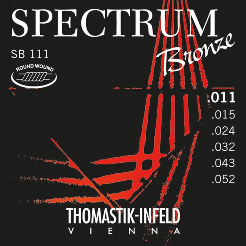Струни для акустичної гітари Thomastik-Infeld SB111 Spectrum Bronze Light 11/52