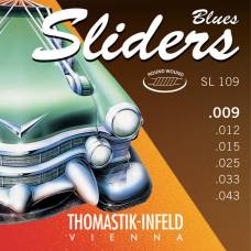 Струны для электрогитары Thomastik-Infeld SL109 Blues Sliders Light 9/43