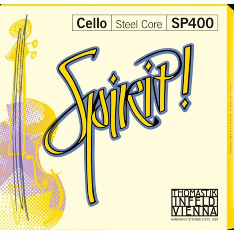 Струни для віолончелі Thomastik-Infeld SP400 4/4 Spirit Steel Core Medium Tension