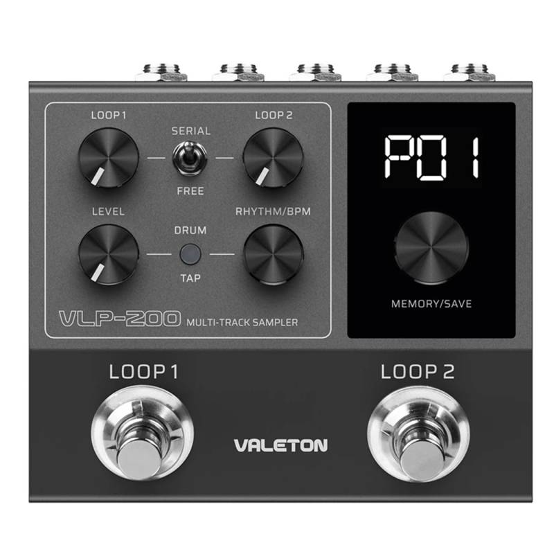 Процесор ефектів HOTONE AUDIO VALETON VLP-200 STEREO DUAL LOOPER