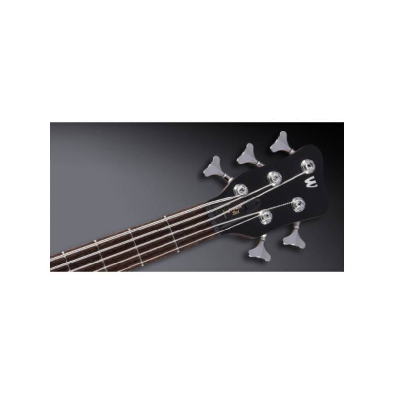 Бас-гітара Warwick Teambuilt Pro Series Corvette Ash, 5-String, A/A, (Nirvana Black Transparent Satin)