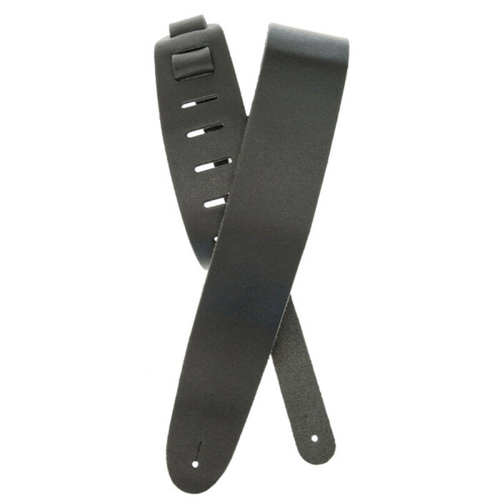 Ремень для гитары D'ADDARIO 25BL00 BASIC LEATHER GUITAR STRAP (BLACK)
