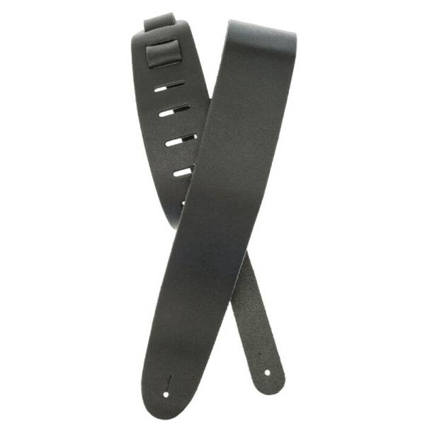 Ремінь для гітари D'ADDARIO 25BL00 BASIC LEATHER GUITAR STRAP (BLACK)