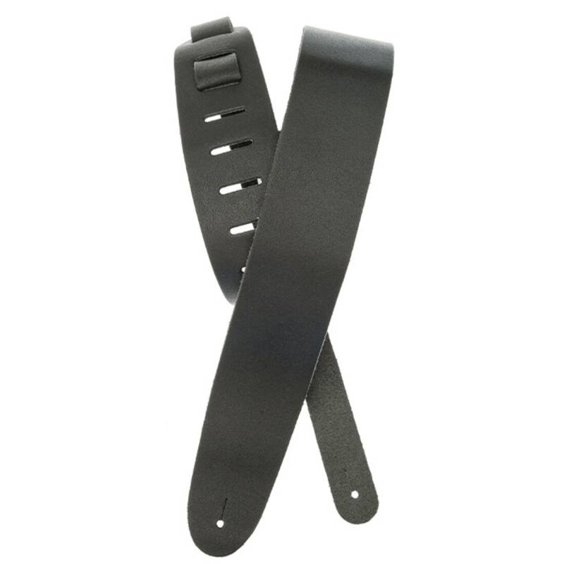 Ремень для гитары D'ADDARIO 25BL00 BASIC LEATHER GUITAR STRAP (BLACK)
