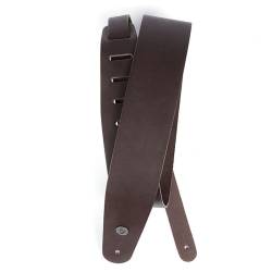 Ремінь для гітари D'ADDARIO 25L01-DX DELUXE LEATHER GUITAR STRAP (BROWN)