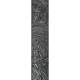 Ремень для гитары D'ADDARIO 25LE00 DELUXE LEATHER GUITAR STRAP (EMBOSSED, BLACK)