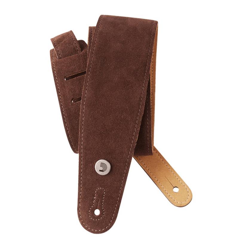 Ремень для гитары D'ADDARIO 25SS01-DX Suede Guitar Strap (Cognac)