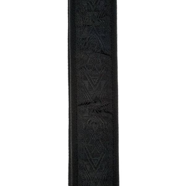 Ремінь для гітари D'ADDARIO 50B01 NYLON WOVEN GUITAR STRAP (BLACK SATIN)