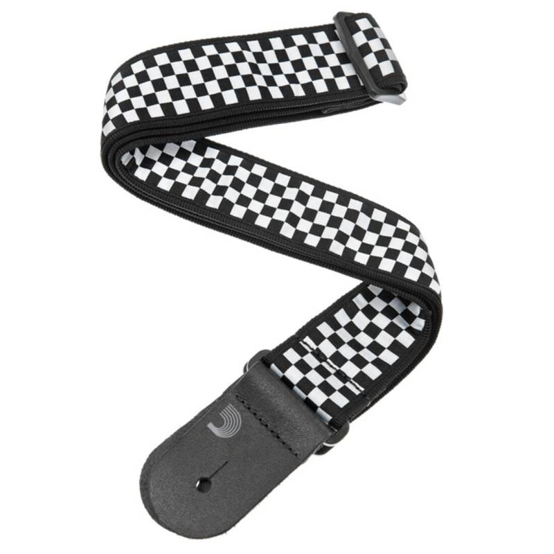 Ремень для гитары D'ADDARIO 50C02 NYLON WOVEN GUITAR STRAP (CHECK MATE)