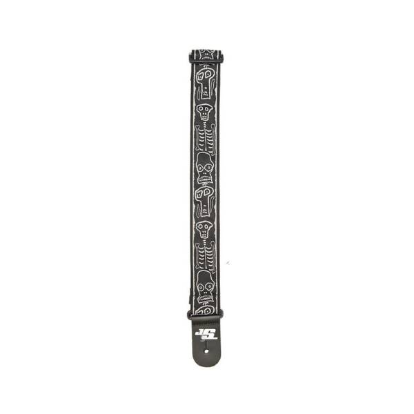 Ремінь для гітари D'ADDARIO JOE SATRANI WOVEN GUITAR STRAP (Skull N Bones)