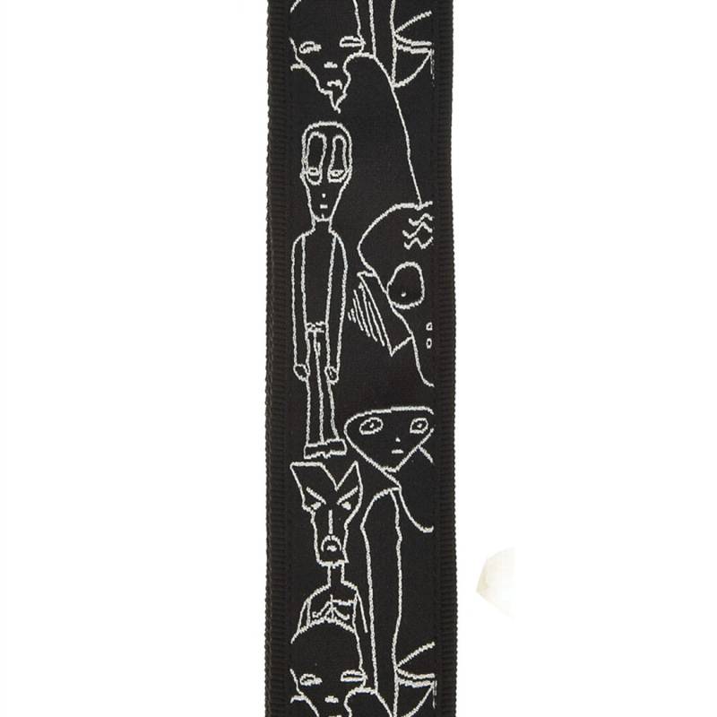 Ремень для гитары D'ADDARIO JOE SATRANI WOVEN GUITAR STRAP (Silver Sketches)