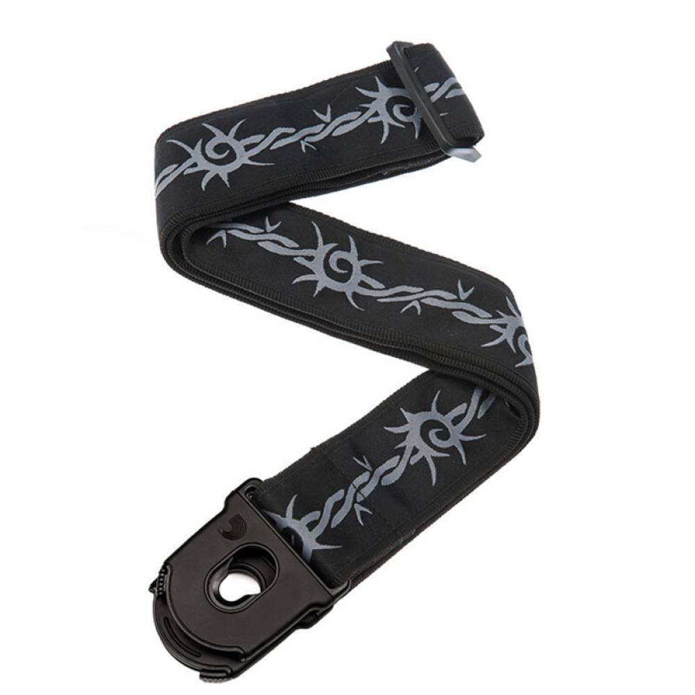 Ремень для гитары D'ADDARIO PLANET LOCK GUITAR STRAP (BARBED WIRE)