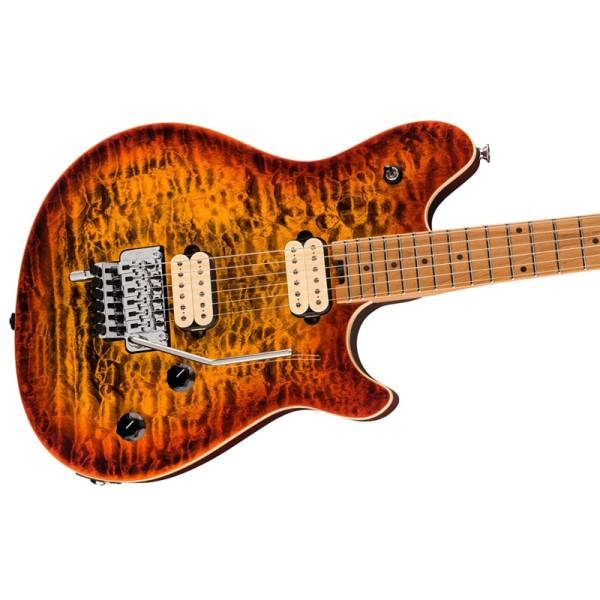 Електрогітара EVH Wolfgang Special QM, Baked Maple Fingerboard Tiger Eye Glow