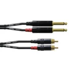 Кабель акустичний Cordial CFU 2x Jack - 2x RCA 1,5 м.