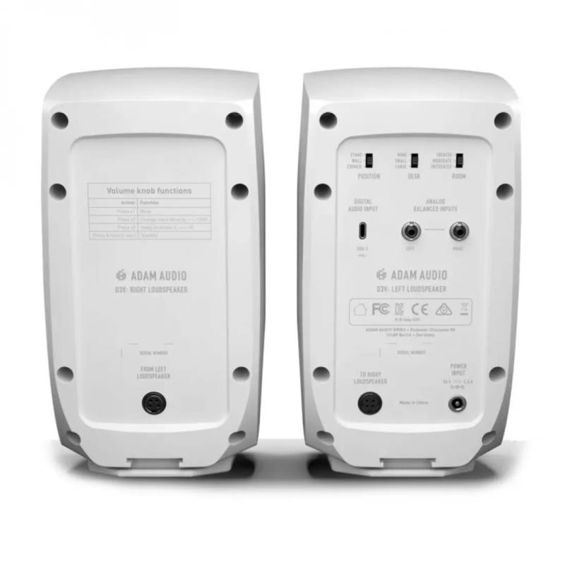 Студійний монітор ADAM D3V White