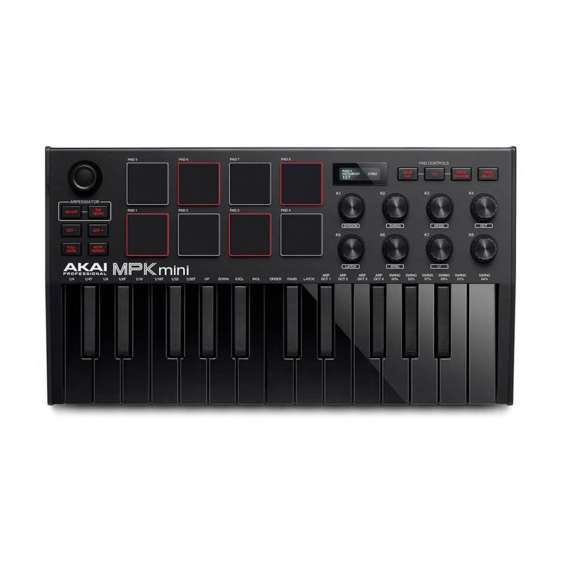 MIDI Клавиатура AKAI MPK MINI MK3 Black