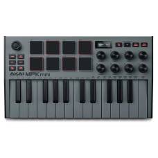 MIDI Клавіатура AKAI MPK MINI MK3 Grey 