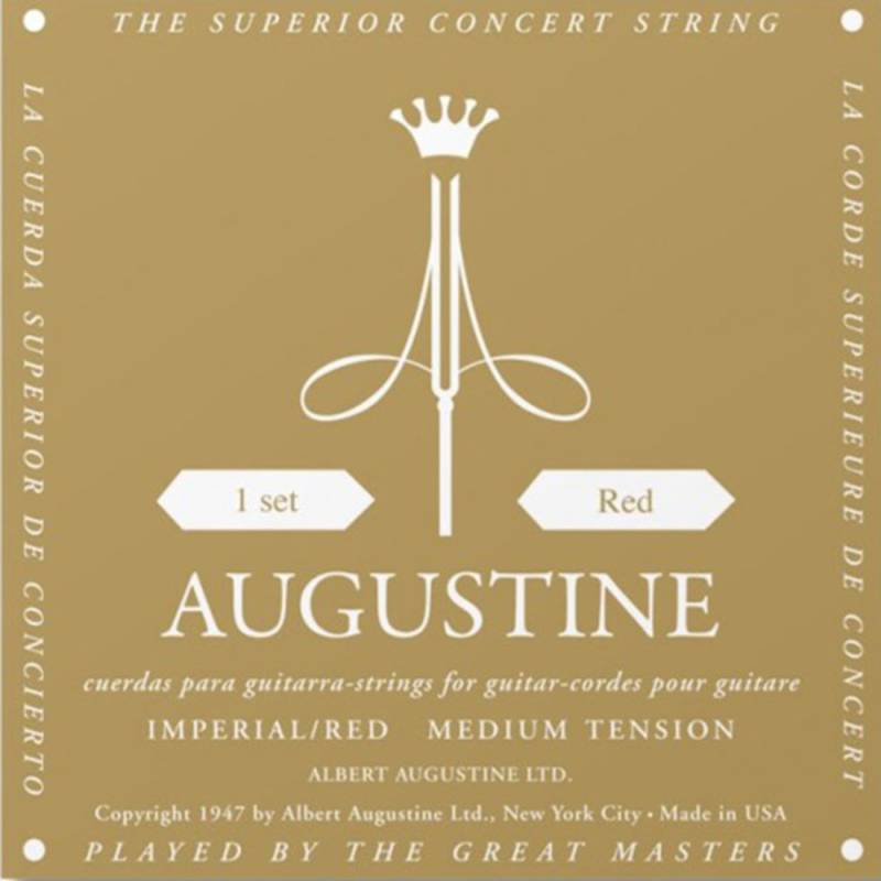 Струны для классической гитары Augustine Imperial/Red Medium Tension