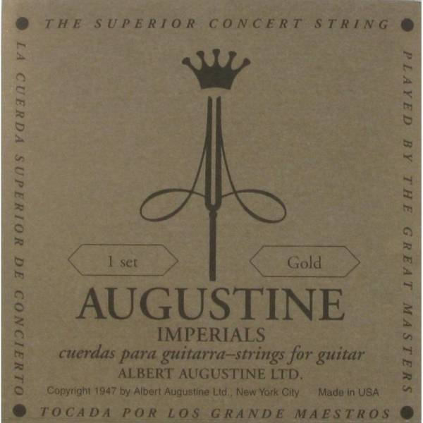 Струни для класичної гітари Augustine Imperial/Gold High Tension