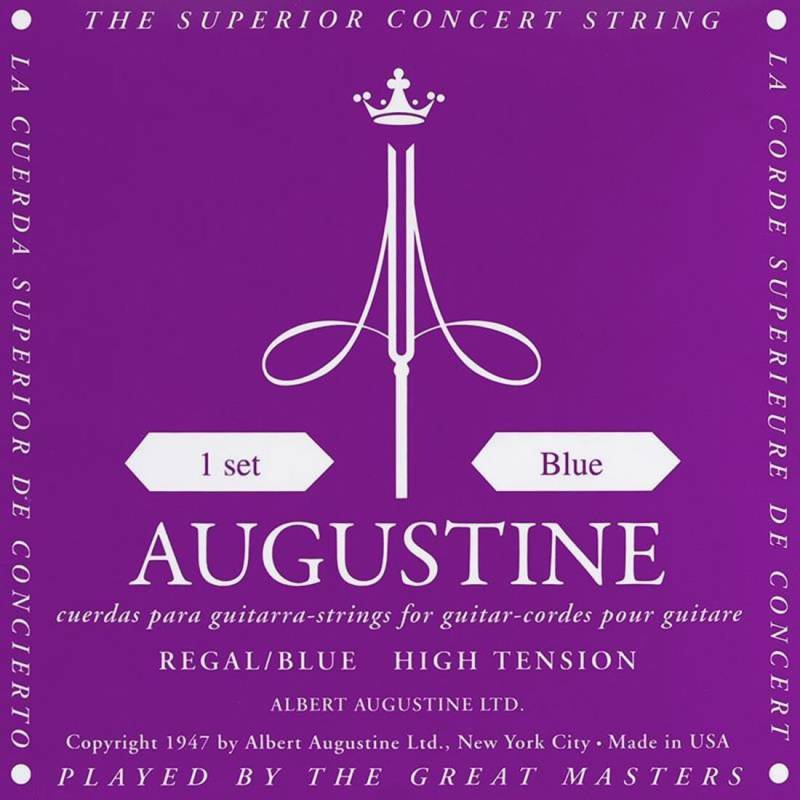 Струны для классической гитары Augustine Regal/Blue Label High Tension
