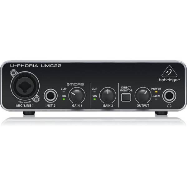 Аудіоінтерфейс Behringer UMC22
