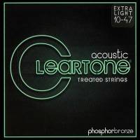 Струни для акустичної гітари Cleartone 7410 Phosphor Bronze Extra Light 10/47
