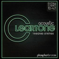 Струни для акустичної гітари Cleartone 7410 Phosphor Bronze Extra Light 10/47