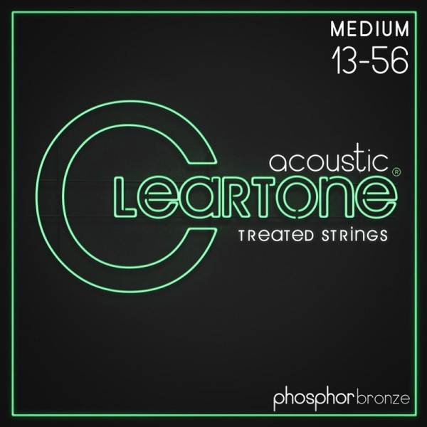 Струни для акустичної гітари Cleartone 7413 Phosphor Bronze Medium 13/56