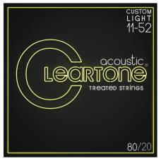Струны для акустической гитары Cleartone 7611 80/20 Bronze Custom Light 11/52
