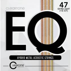 Струни для акустичної гітари Cleartone 7810 EQ Hybrid Metal Extra Light 10/47