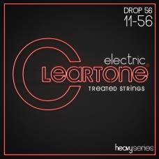 Струны для электрогитары Cleartone 9456 Monster Heavy Series Nickel-Plated Drop Tune 11/56