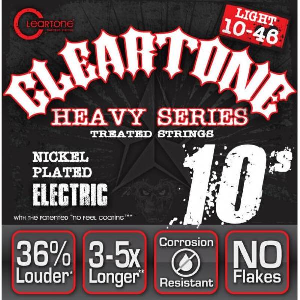 Струны для электрогитары Cleartone 9510 Monster Heavy Series Nickel-Plated Light 10/46