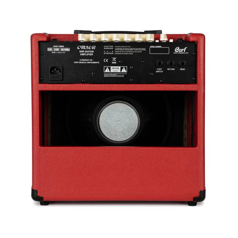 Гітарний комбопідсилювач CORT CM30R (Dark Red)
