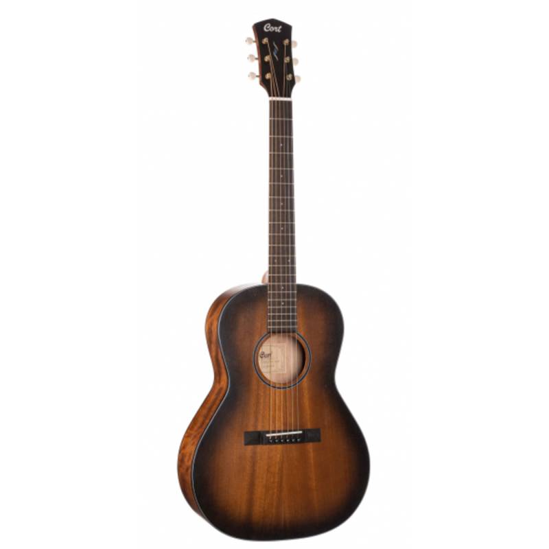 Электроакустическая гитара CORT CORE-PE MAHOGANY (OPEN PORE BLACK BURST)