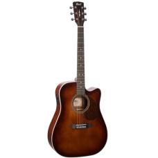 Электроакустическая гитара CORT MR500E (Brown Burst)