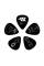 Медиаторы D'Addario 1CBK6-10JS Joe Satriani Signature Guitar Picks 1.0 mm (10 шт.)