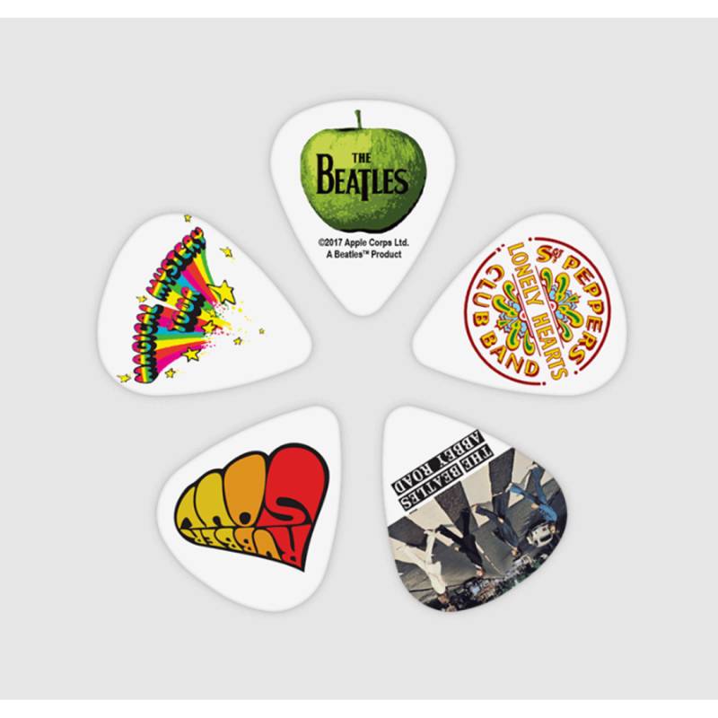 Медиаторы D'Addario 1CWH410B3 Beatles Guitar Picks Albums 10 Pack Medium (10 шт.)