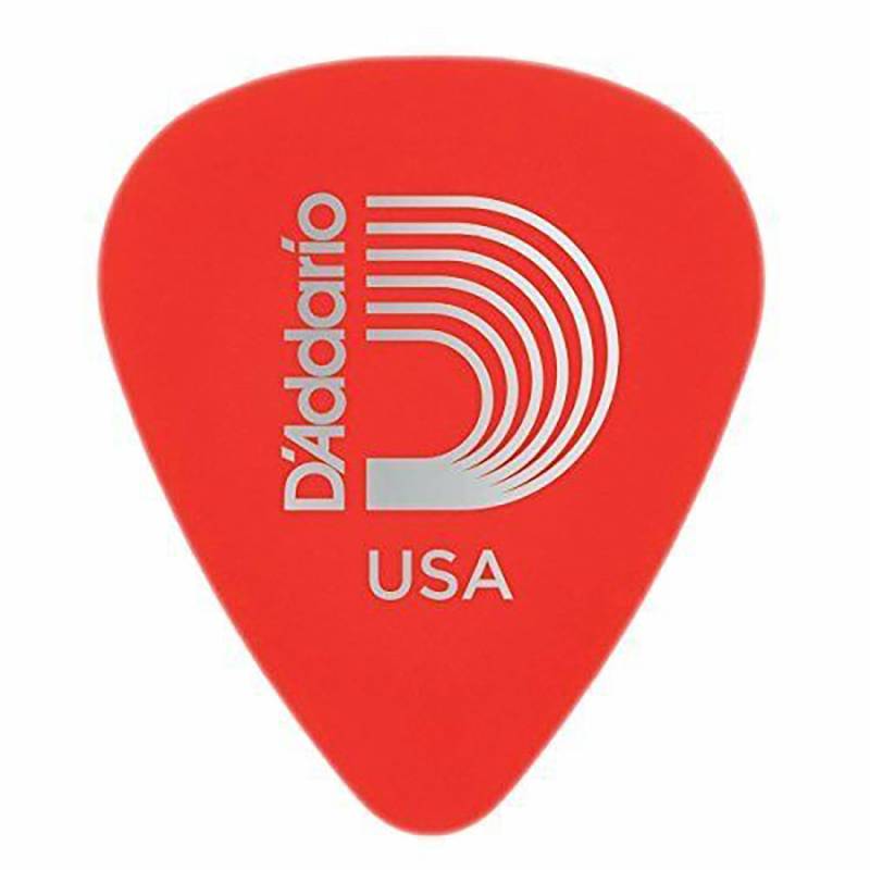 Медіатор D'Addario 1DRD1 Planet Waves Duralin Standard Red Super Light Guitar Pick 0,50 mm (1 шт.)