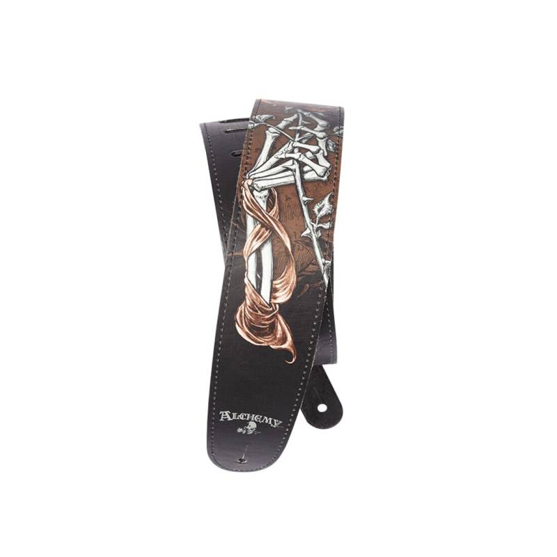 Ремень для гитары D'ADDARIO 25LAL05 ALCHEMY LEATHER GUITAR STRAP - Cryptorosa