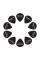 Медиаторы D'Addario 3DBK4 Planet Waves Duralin Black Ice Player's Pack 0.80 mm (10 шт.)