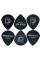Медиаторы D'Addario 3DBK7 Planet Waves Duralin Black Ice Player's Pack 1.5 mm (10 шт.)