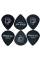Медиаторы D'Addario 3DBK7 Planet Waves Duralin Black Ice Player's Pack 1.5 mm (10 шт.)