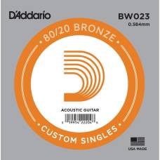 Струна D'Addario BW023 80/20 Bronze .023