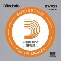 Струна D'Addario BW029 80/20 Bronze .029