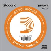 Струна D'Addario BW047 80/20 Bronze .047
