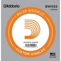 Струна D'Addario BW052 80/20 Bronze .052