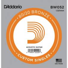 Струна D'Addario BW052 80/20 Bronze .052